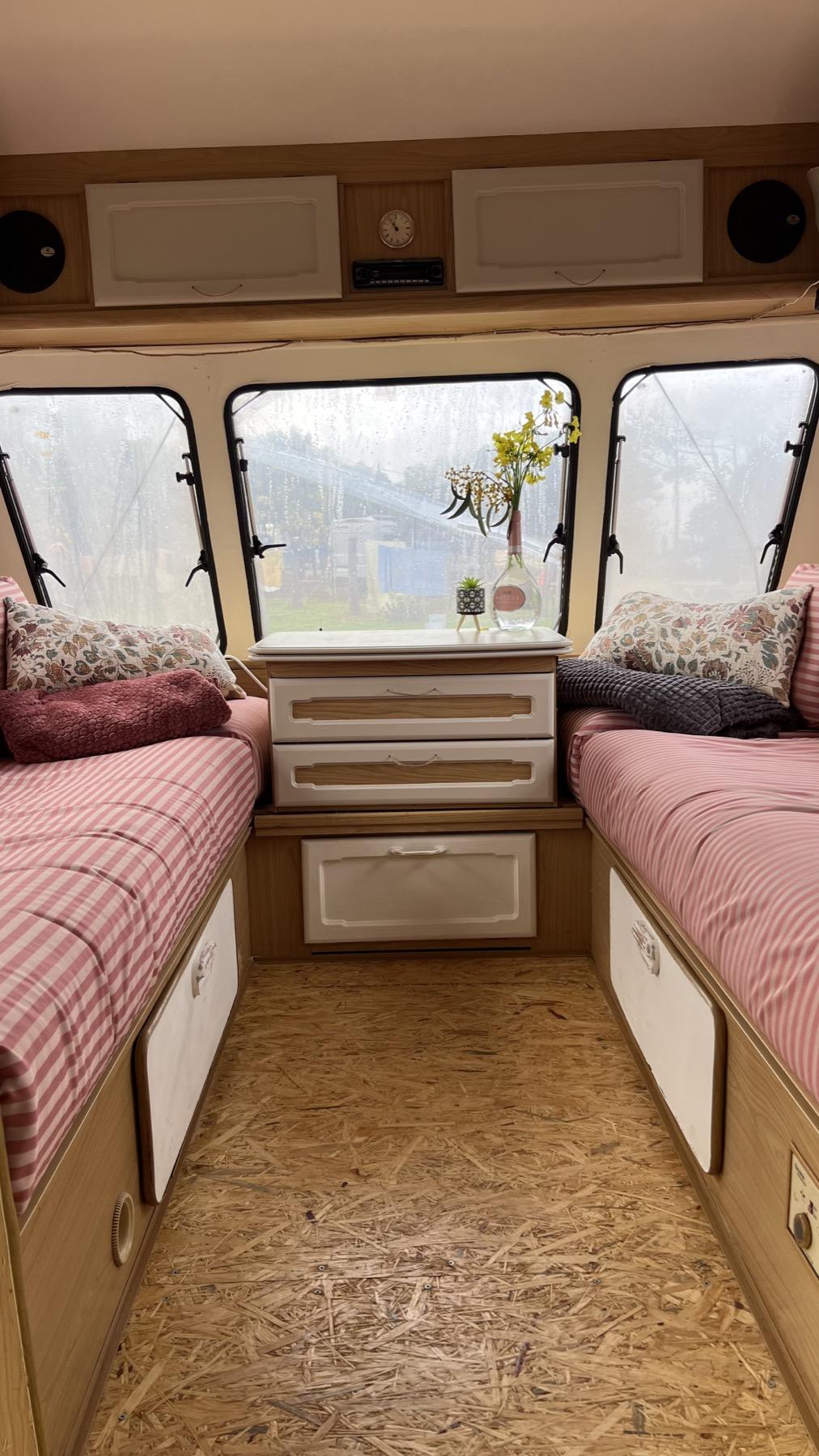 Caravan 1 volunteer accommodation at Mayday Algarve