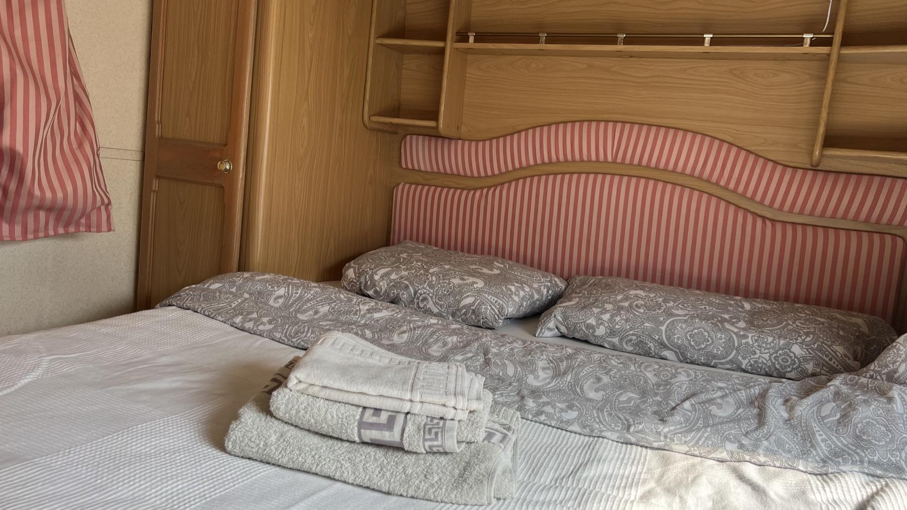 Caravan 1 volunteer accommodation at Mayday Algarve