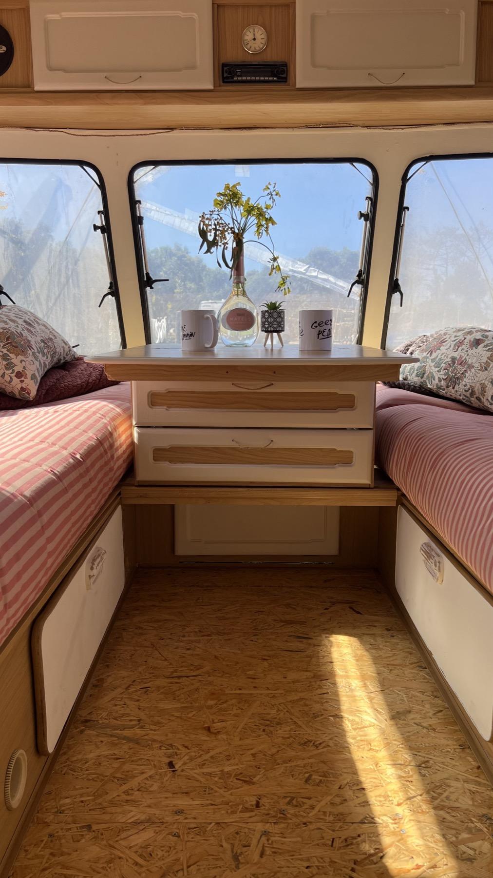Caravan 1 volunteer accommodation at Mayday Algarve