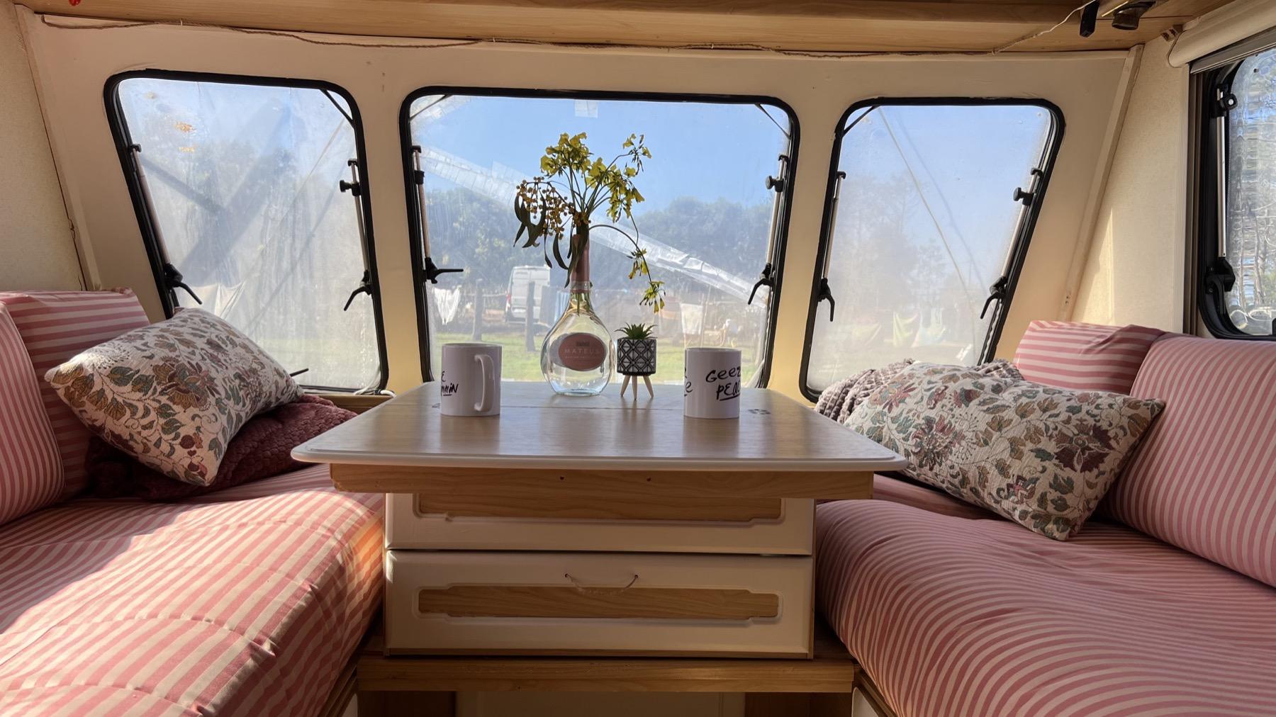 Caravan 1 volunteer accommodation at Mayday Algarve