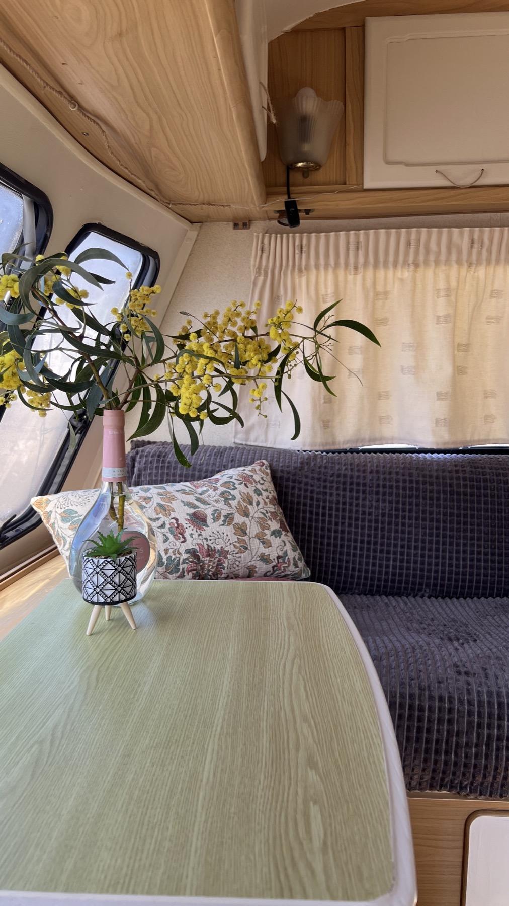 Caravan 1 volunteer accommodation at Mayday Algarve