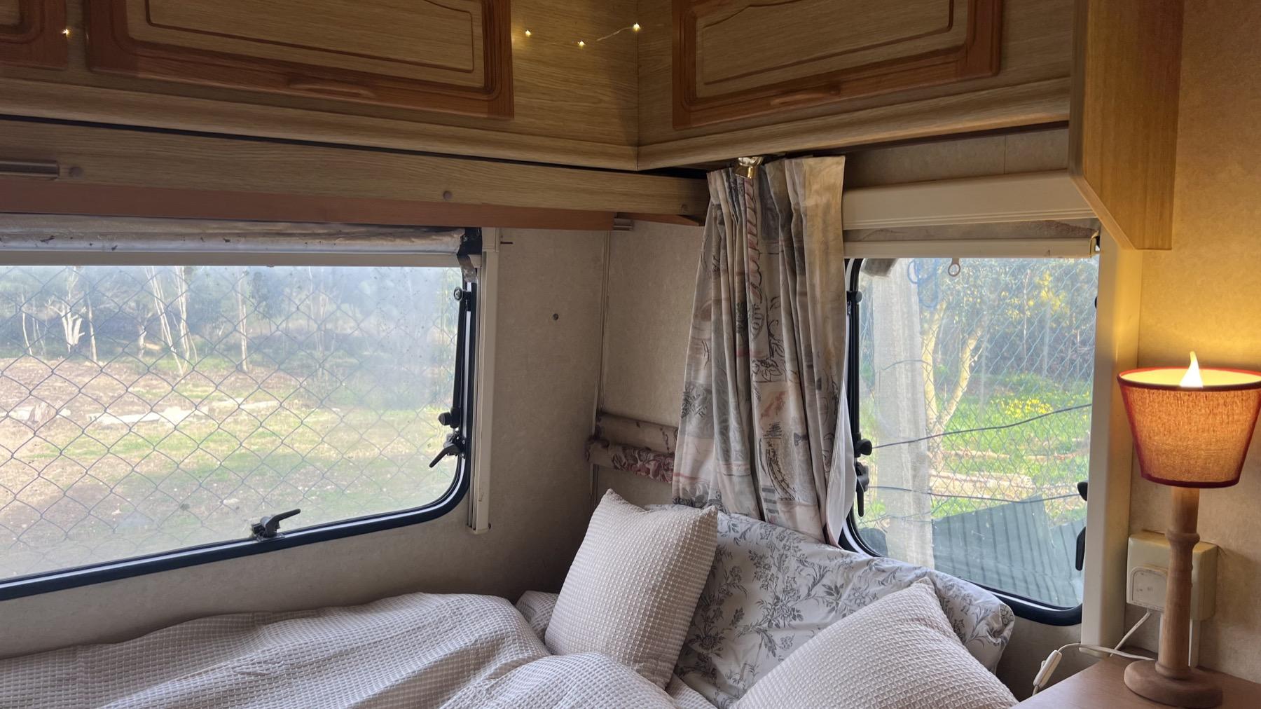 Caravan 2 volunteer accommodation at Mayday Algarve