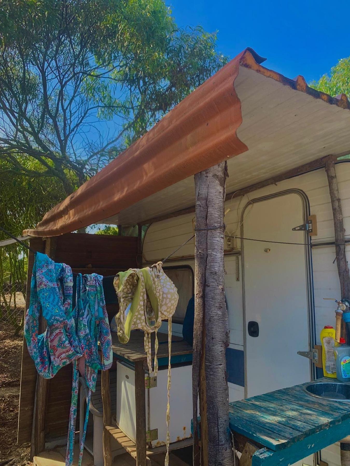 Caravan 3 volunteer accommodation at Mayday Algarve