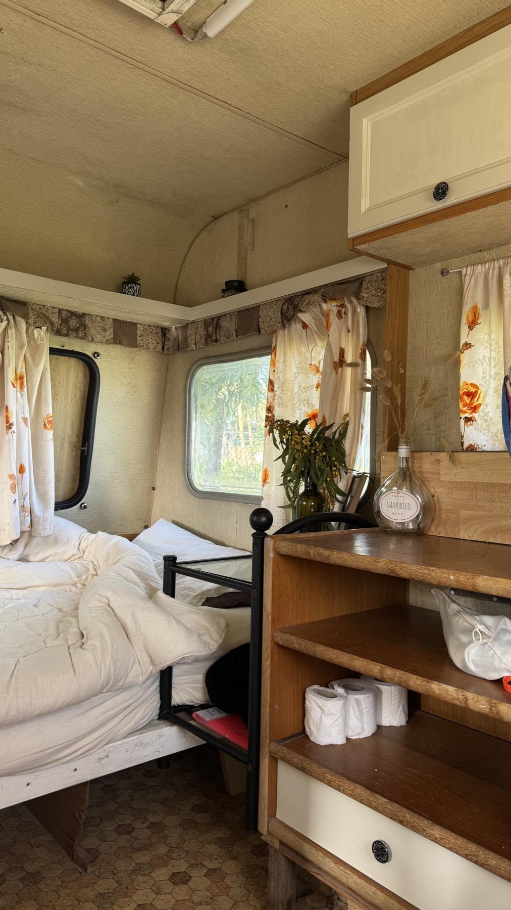 Caravan 3 volunteer accommodation at Mayday Algarve