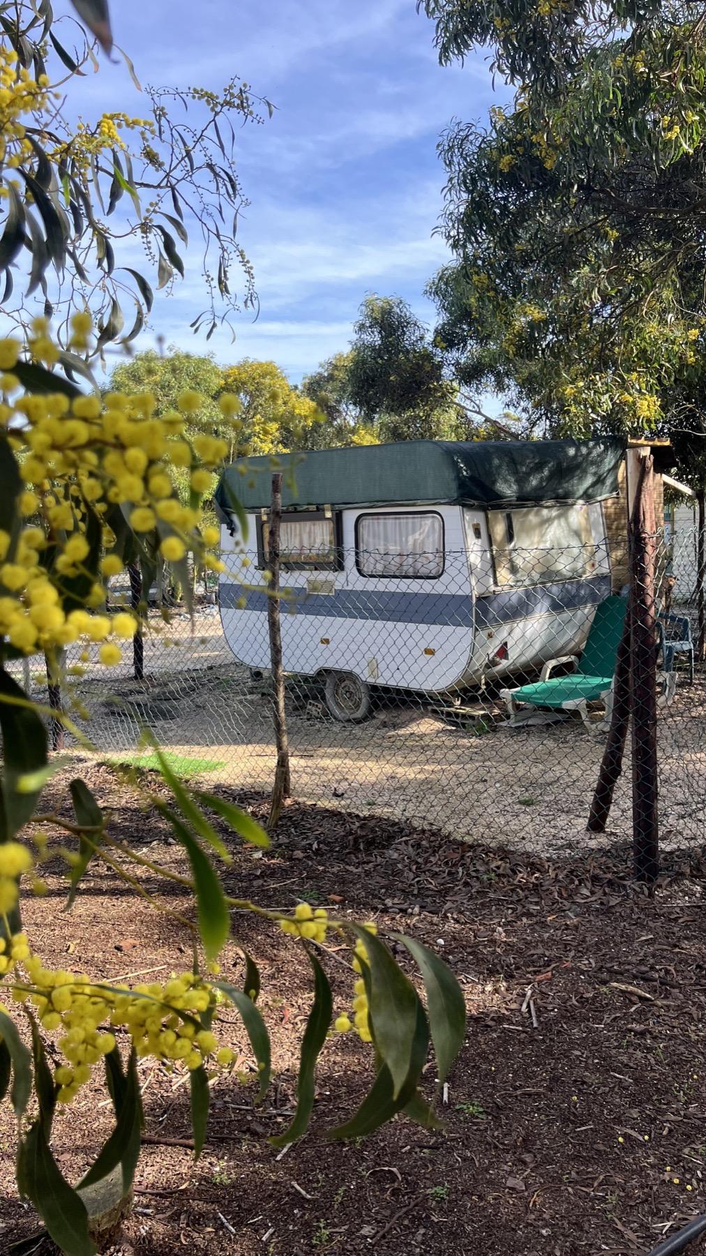 Caravan 3 volunteer accommodation at Mayday Algarve