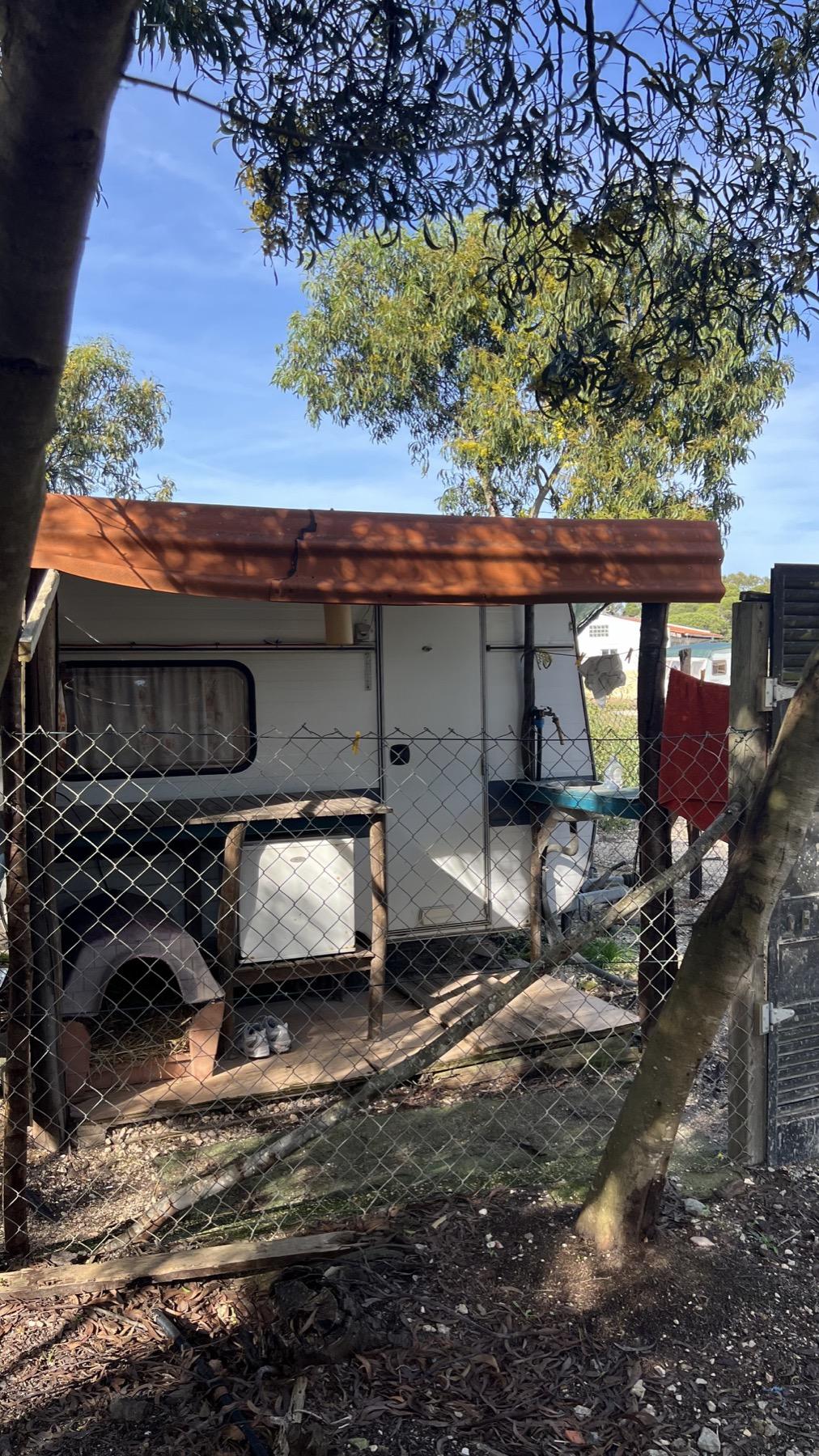 Caravan 3 volunteer accommodation at Mayday Algarve