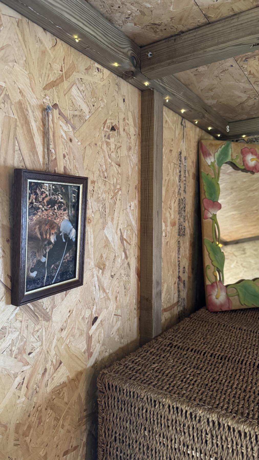 The hut volunteer accommodation at Mayday Algarve