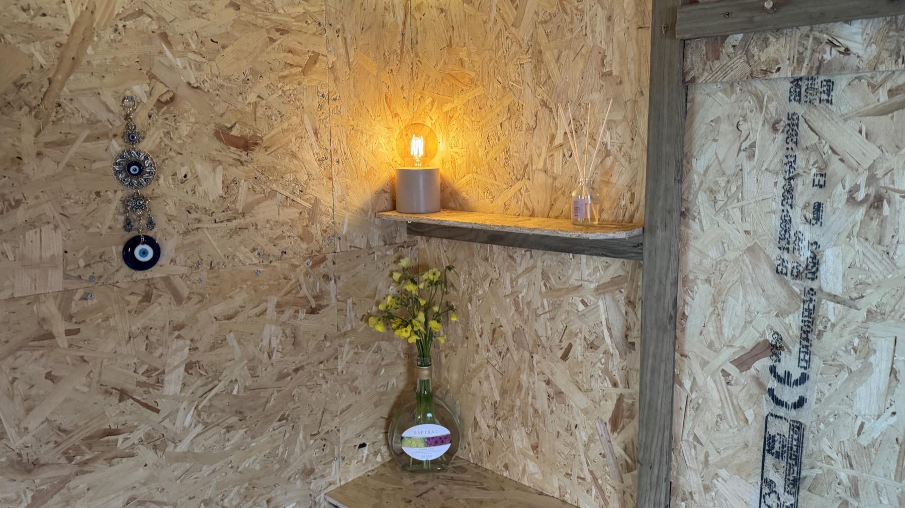 The hut volunteer accommodation at Mayday Algarve