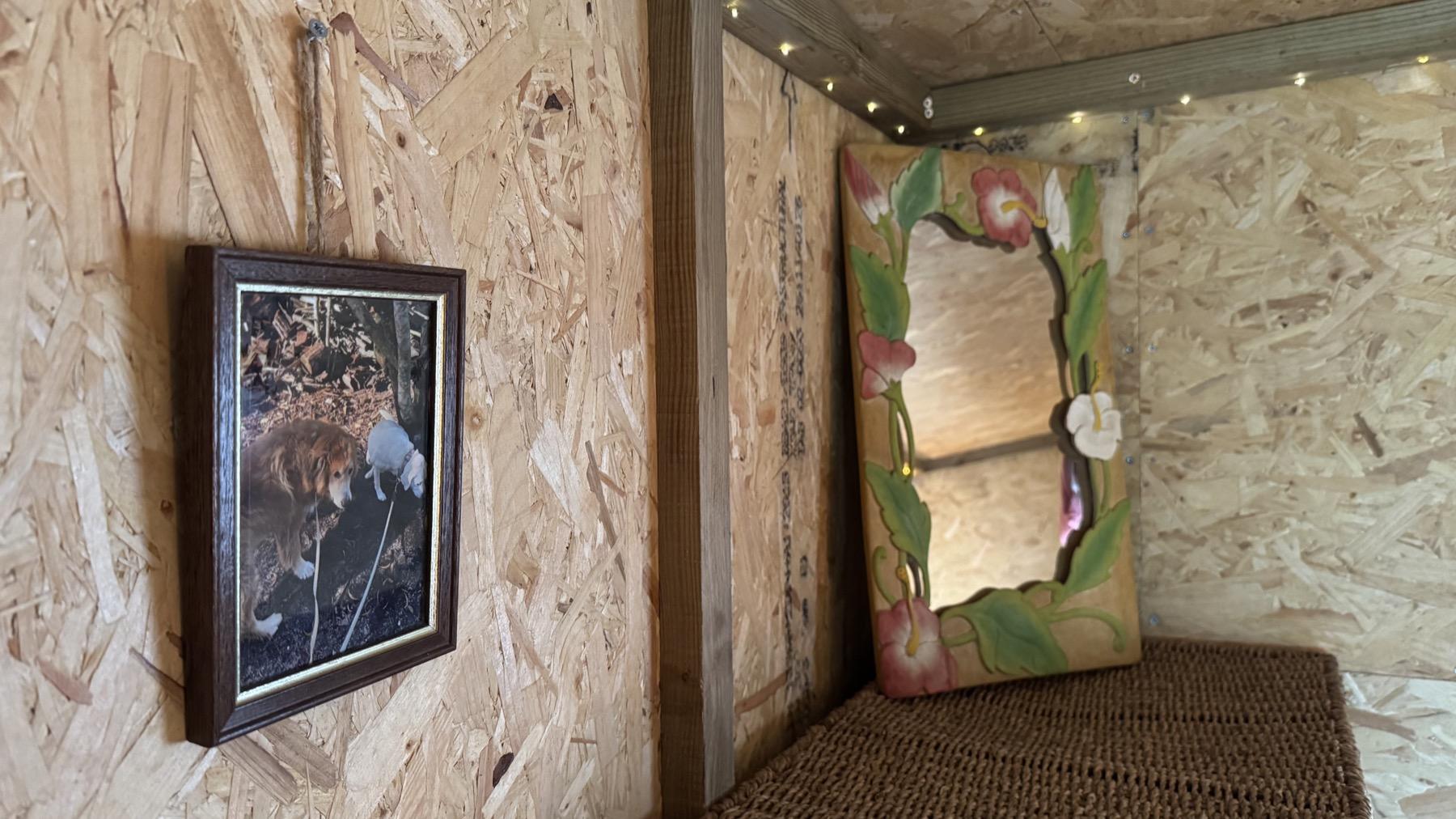 The hut volunteer accommodation at Mayday Algarve