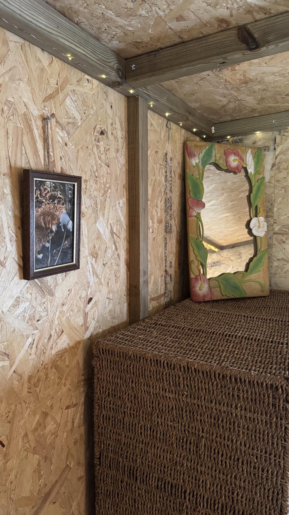 The hut volunteer accommodation at Mayday Algarve