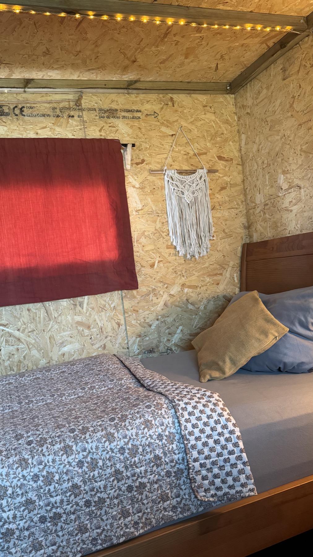 The hut volunteer accommodation at Mayday Algarve
