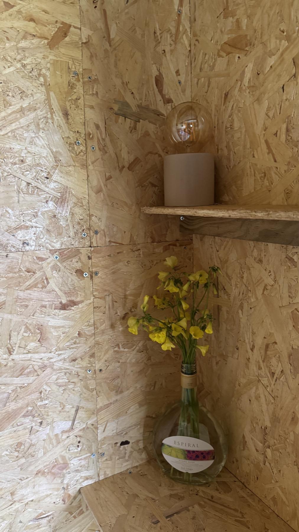 The hut volunteer accommodation at Mayday Algarve