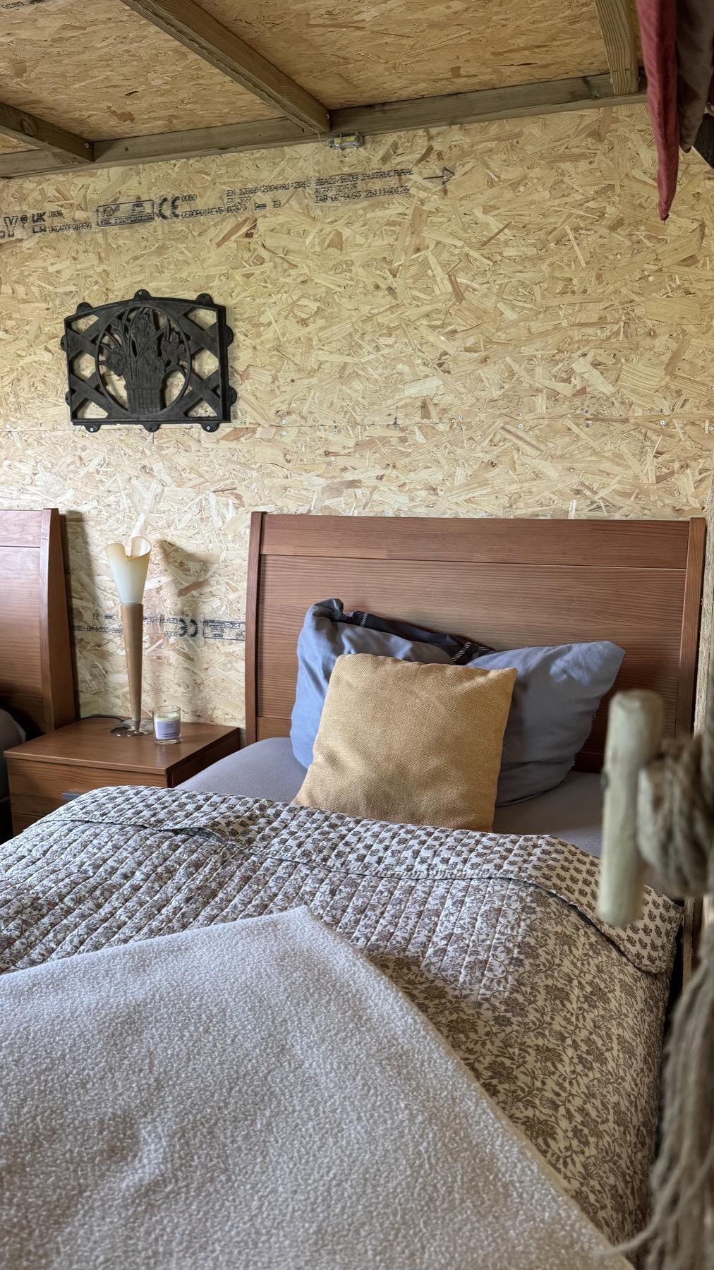 The hut volunteer accommodation at Mayday Algarve