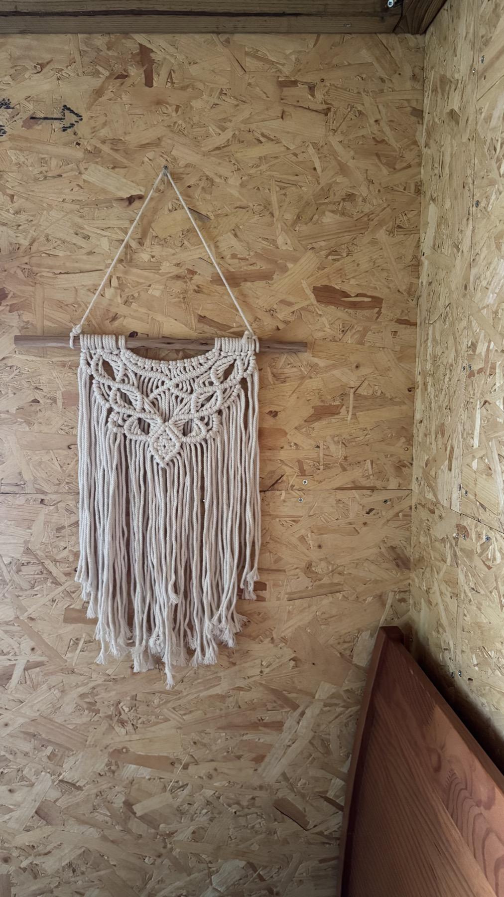 The hut volunteer accommodation at Mayday Algarve